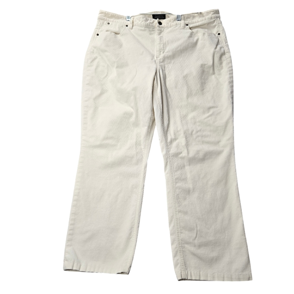 Talbots Flawless Five-Pocket Straight Curvy Corduroy Pants‎